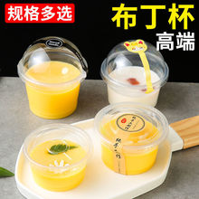一次性杯子塑料杯布丁杯塑料加厚带盖酸奶杯双皮奶果冻杯钵仔糕杯