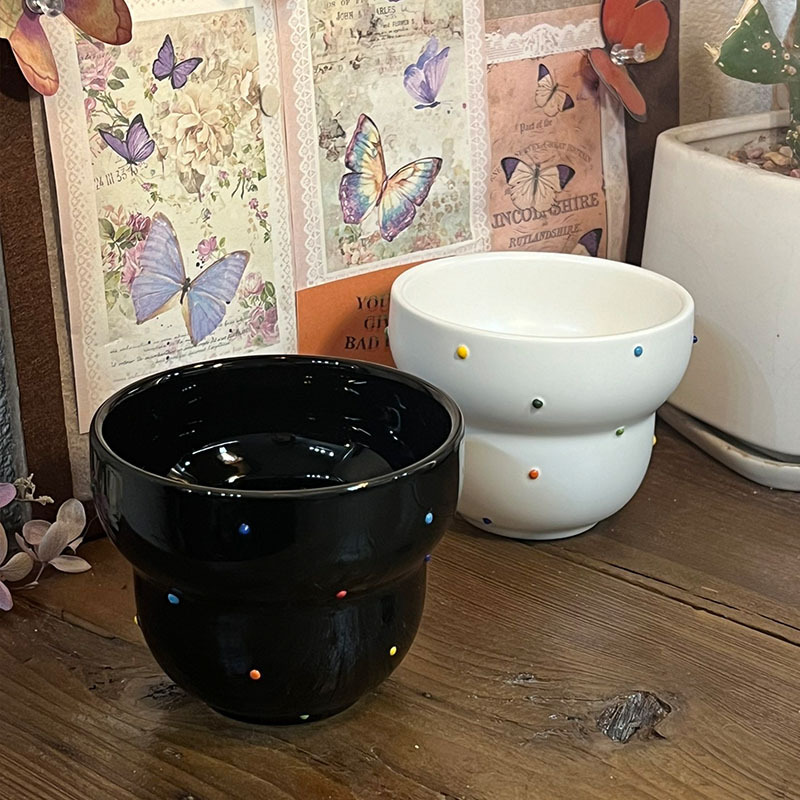 Taza de café de cerámica, sentido de diseño, taza de dibujo de nicho, taza de agua, mano de oficina, taza de calabaza, taza de desayuno, resistencia a altas temperaturas