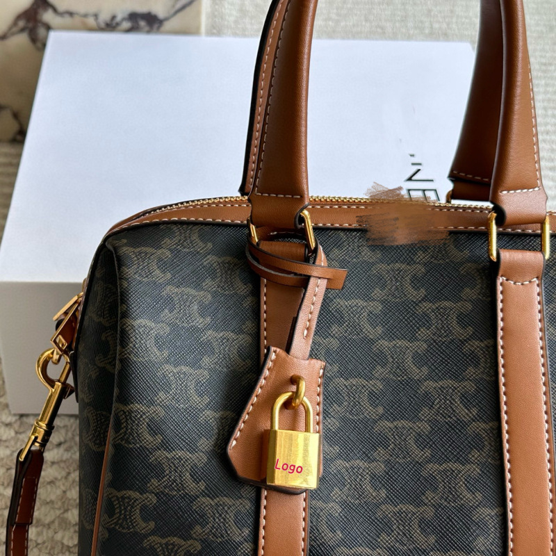 凯旋门包包经典老花枕头包时尚斜挎包百搭单肩包真皮女包复古瑟琳|undefined