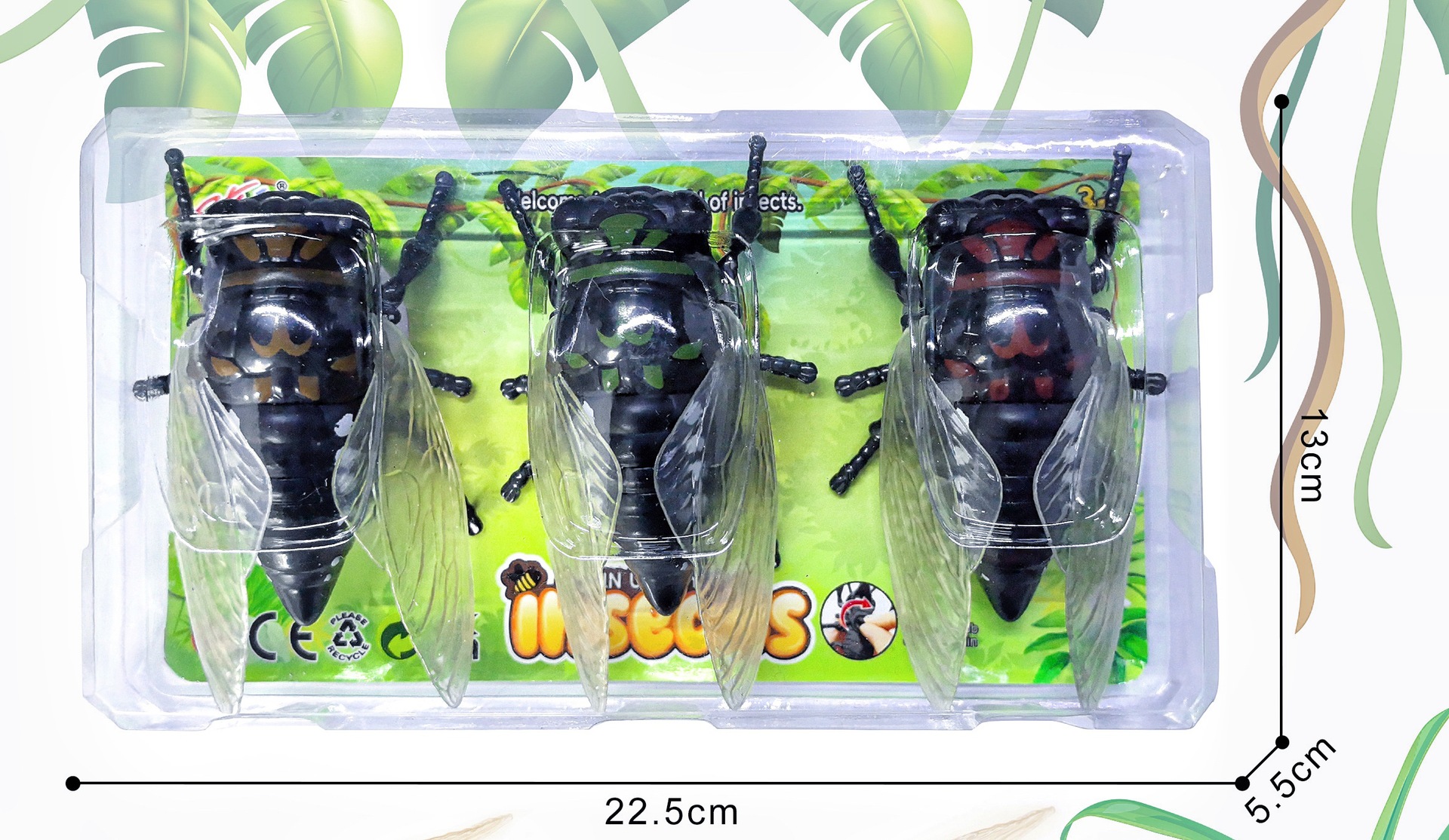 여름 매미 세 마리 팩