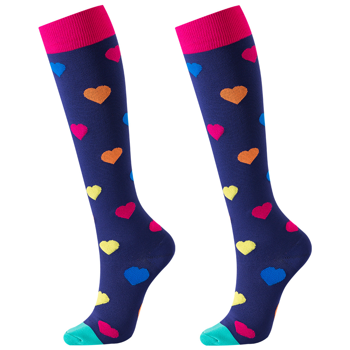 Sport compression stocking factory calcetines de presión al por mayor calcetines de compresión