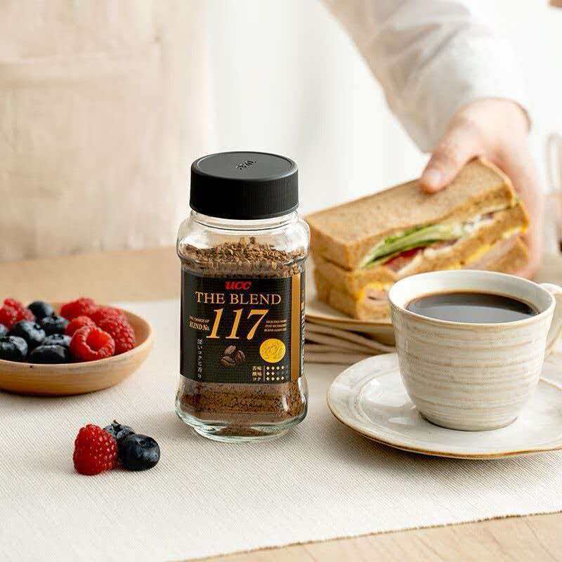 Japanese Imported Ucc117 Black Coffee, Ucc Freeze-Dried Coffee Powder, Instant Americano Ucc114, Bottled 70g