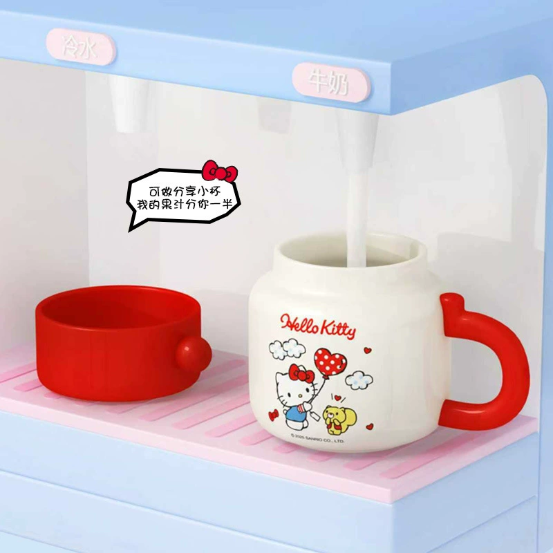 Термо чайник из керамики высокого качества с изображением Санрио, Hello Kitty