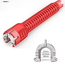 多功能水槽扳手 水龙头卫浴水管洗脸盆维修 专用扳手水管拆卸神器