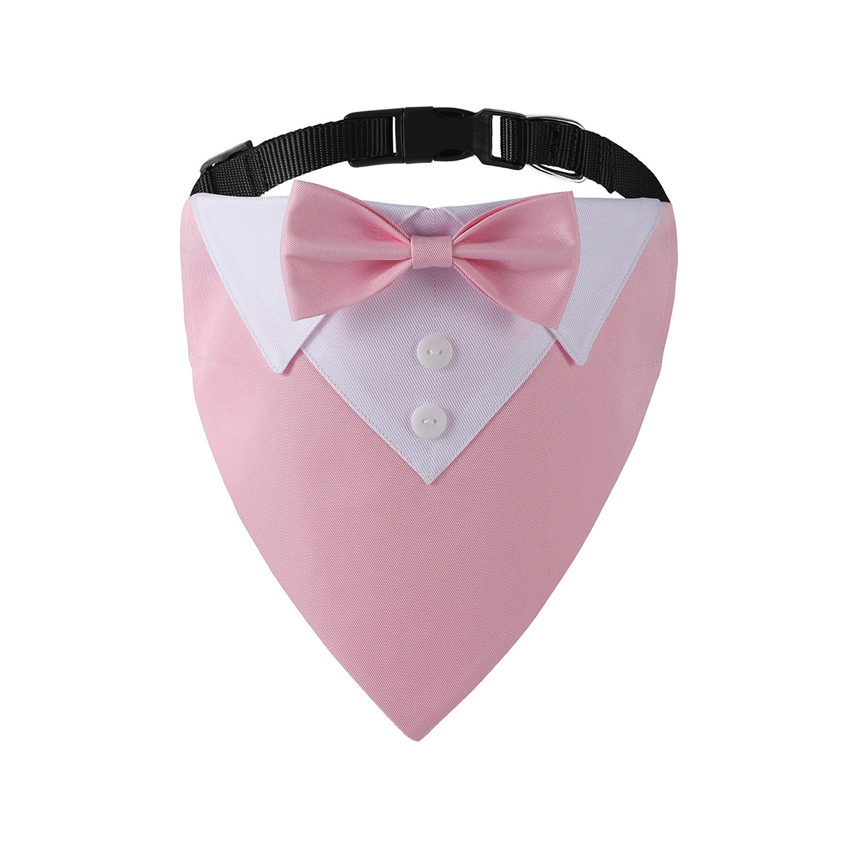 TANPOPO nuevo producto transfronterizo perro grande estilo británico traje de boda collar de perro toalla de saliva para mascotas toalla triangular de perro