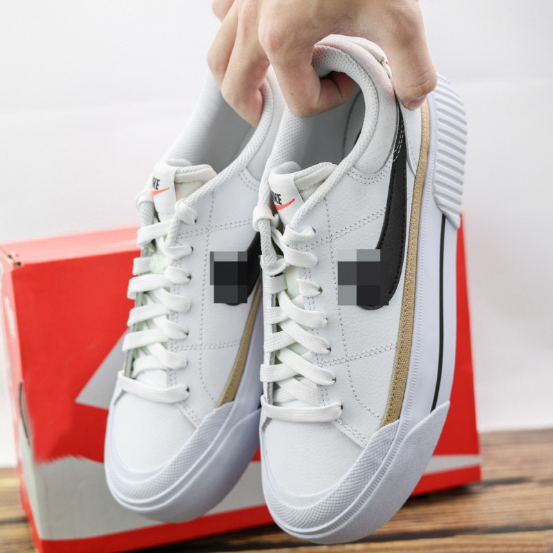 Nkx Pioneer Court Legacy Cross-Border Putian Shoes Low-Top White Shoes Thick-Soled Platform Shoes Couple Shoes Batch