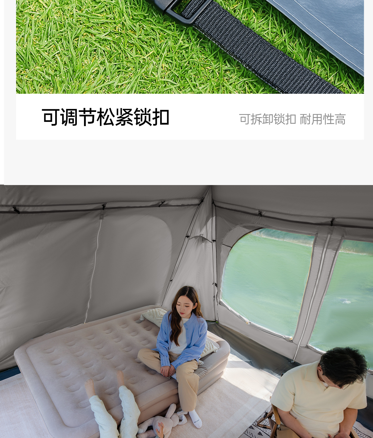 Vinyl Quick-Open No-Setup Dome Tent Outdoor Camping Gear Sun Protection Rainproof Canopy Stormproof