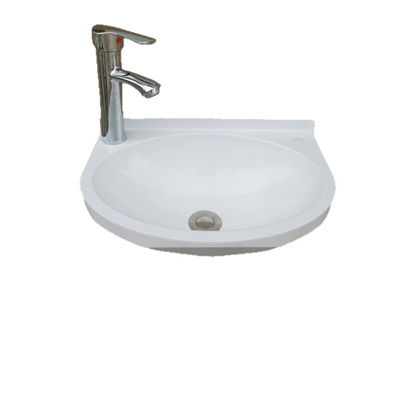 Lavabo para colgar en la pared sin perforar, lavabo simple de plástico, alquiler de lavabo, lavabo de casa, piscina de pared de apartamento pequeño