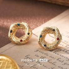 �й�vintage��Ʒ��ɫ��Լ��ʯ��Ƕ���ζ������Ź�͢���������Ů