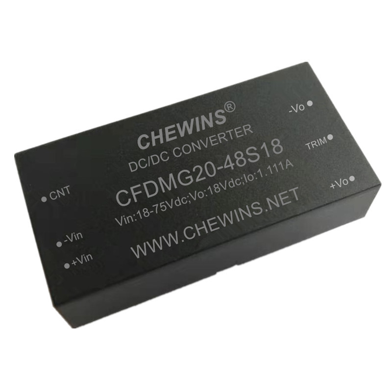 CFDMG20-48S18矿用医用 DCDC电源模块18-75V输入48V转18V 20W稳压