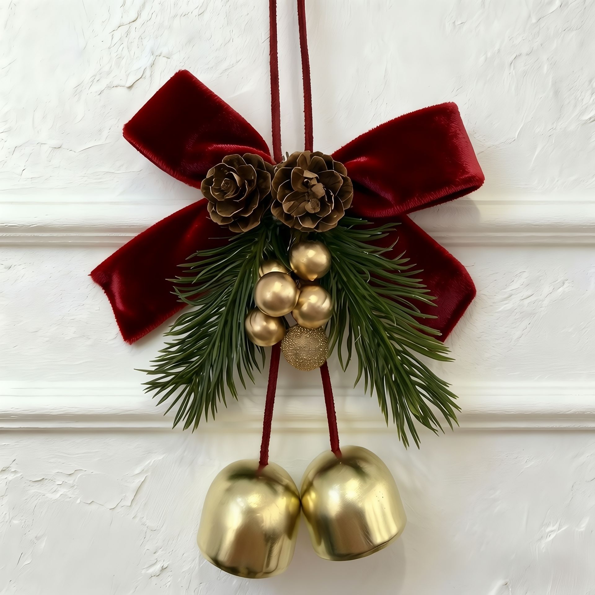 Christmas Decorations, Christmas Tree Wreaths, Velvet Bows, Door Hangings, Scene Arrangements, Bell Hangings, Small Pendants
