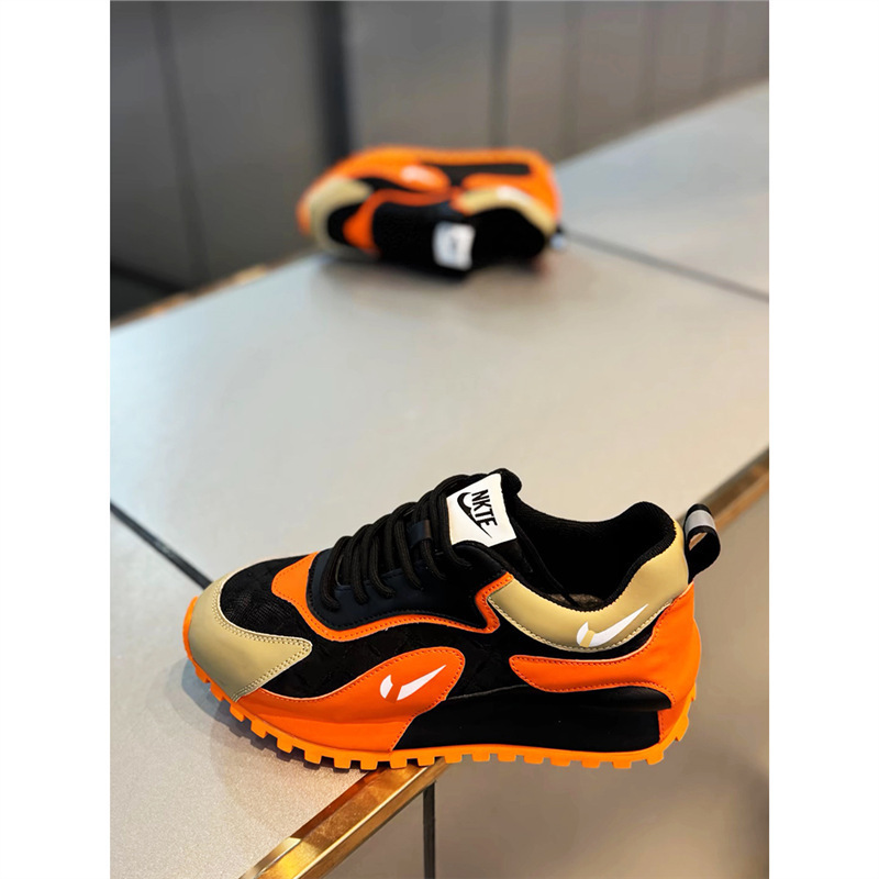 Autumn and Winter Leather Men's Shoes Single-Sided Fashion Trendy Casual Versatile Dad Shoes Comfortable High-End Sneakers Dnh