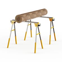 可折叠金属锯木架 锯马承重1200KG多功能铁制便携式工作台