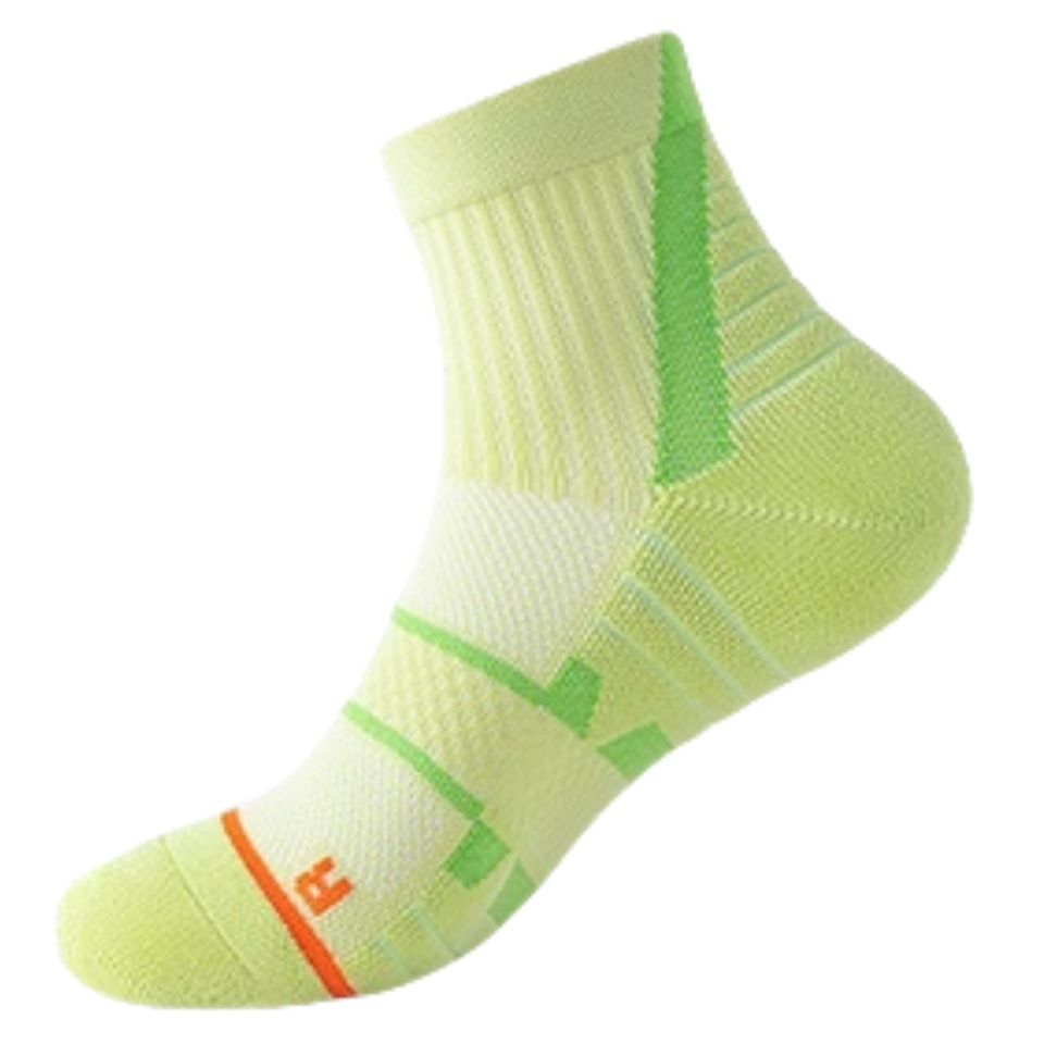 Women's Mid Calf Sports Socks Odor Resistant Thick Sole For Badminton Marathon Running Basketball Spring Summer Towel_voghion.com