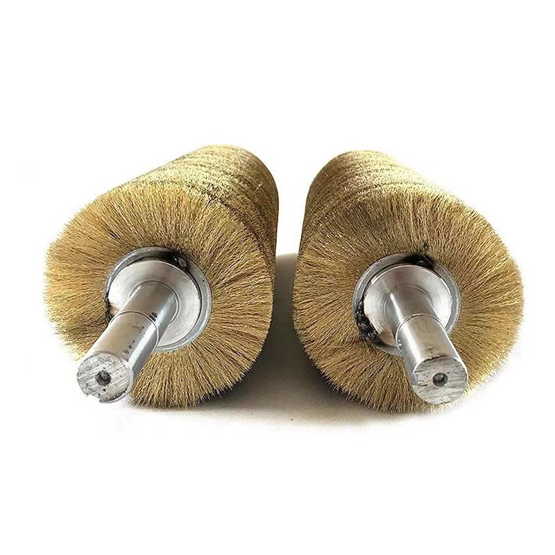 Cepillo de alambre industrial Cepillo de rodillo Kun pulido y pulido de óxido Alambre de acero inoxidable recubierto de cobre Alambre de acero DuPont Máquina de tamiz de arena Cepillo de rodillo