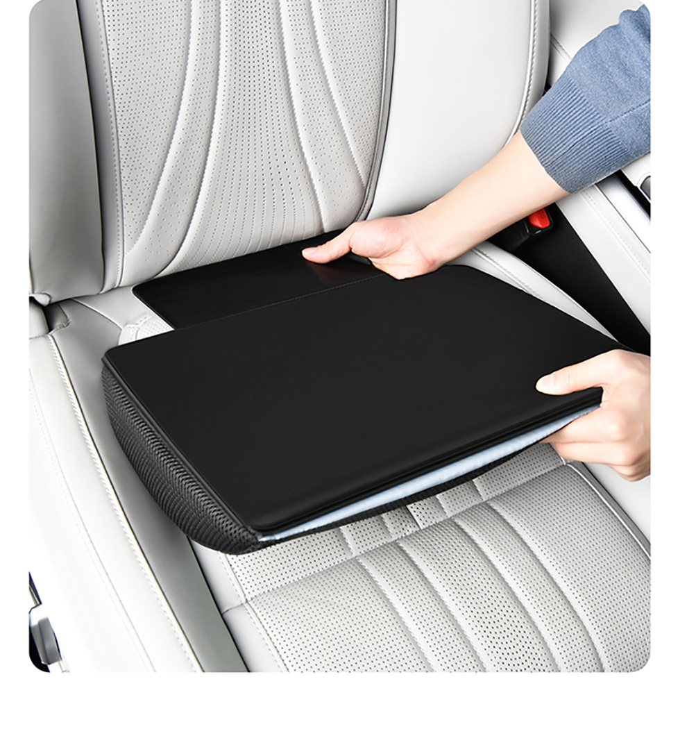 Cross-border car seat organizer, storage box, and lumbar support – a 2-in-1 foldable lumbar pillow and storage box for car use
