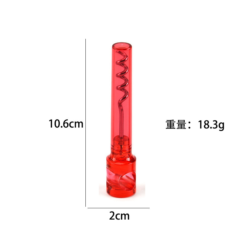 병따개 투명 빨간색