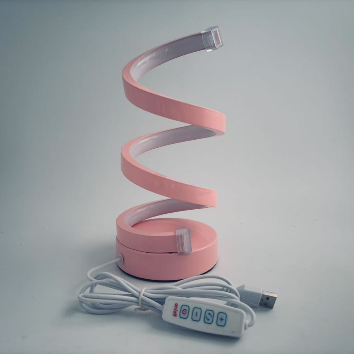 Schlangenförmige einfache Plug-in-Tischlampe für Zuhause, Schlafzimmer, Nachttisch, kreative warme kleine Nachtlicht-Atmosphärenlampe_voghion.com