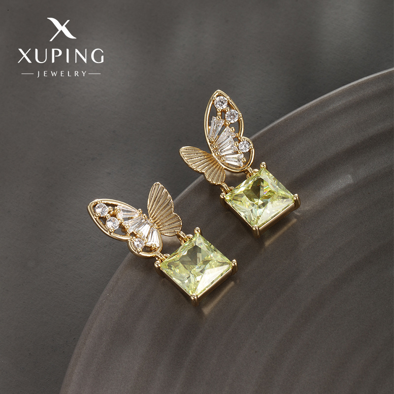 Verde manzana dorada bañada en 14K