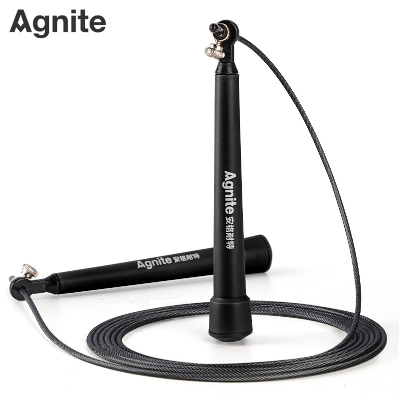Deli Angnaite F4137 스틸 와이어 건너 뛰기 로프 2.8m 길이 조정 가능한 물리적 훈련 플라스틱 건너 뛰기 로프