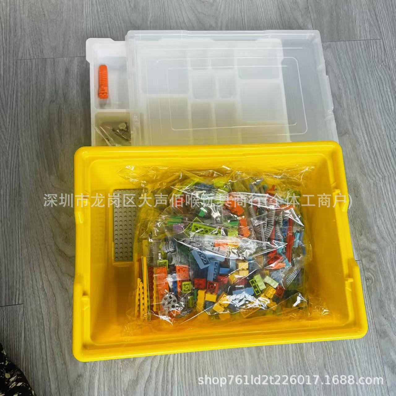 La bolsa de bloques de construcción de pastel de arroz L3 (740 granos) no incluye cubo