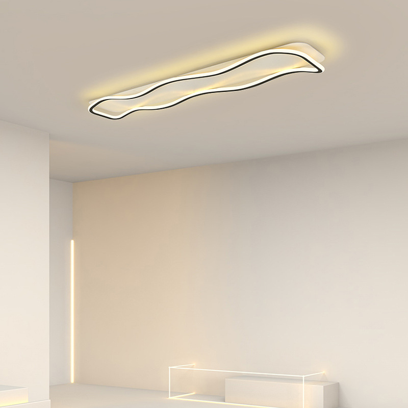Balcón de vestíbulo ondas nórdicas luces de techo luces de vestíbulo luces de techo luces modernas simples