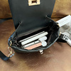 Fashionable lock, one-shoulder bag