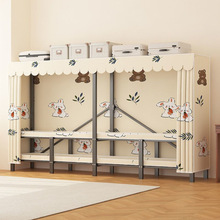 免安装折叠衣柜家用加粗卧室结实耐用简易折叠出租房钢架收纳衣橱