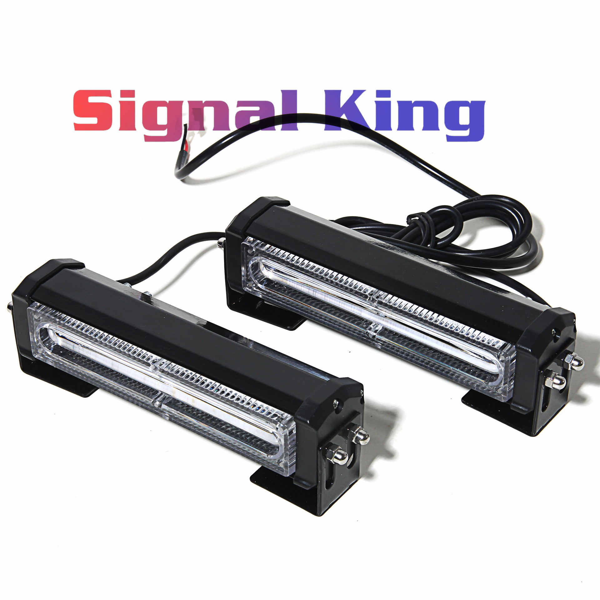 Nuevo arrastre 2cob coche mid-Net flash luz de advertencia luz estroboscópica luz de apertura 12-24V luz de flash Luz de ingeniería