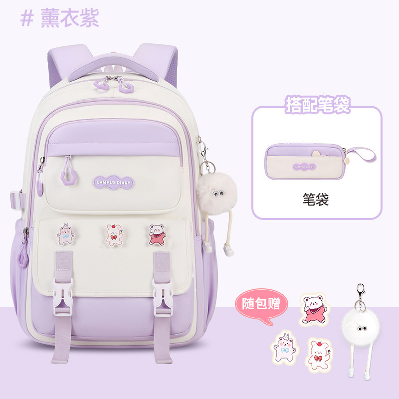Mochila Escolar de Gran Capacidad para Secundaria de Tela Oxford, Ultraligero, para Educación Escolar