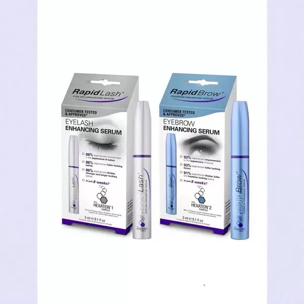 Rapidbrow Eyebrow Serum 3ml, Thickening and Lengthening, Genuine Product Containing Hexatein2 Compound, Cross-Border
