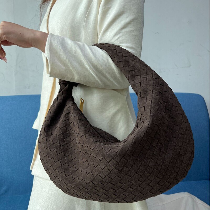 2026 New Woven Bag High-Quality Knotted Underarm Bag Women's Shoulder Handbag Large Dumpling Bag Hand-Carry Bag 2026 New Woven Bag High-Quality Knotted Underarm Bag Women's Shoulder Handbag Large Dumpling Bag Hand-Carry Bag
