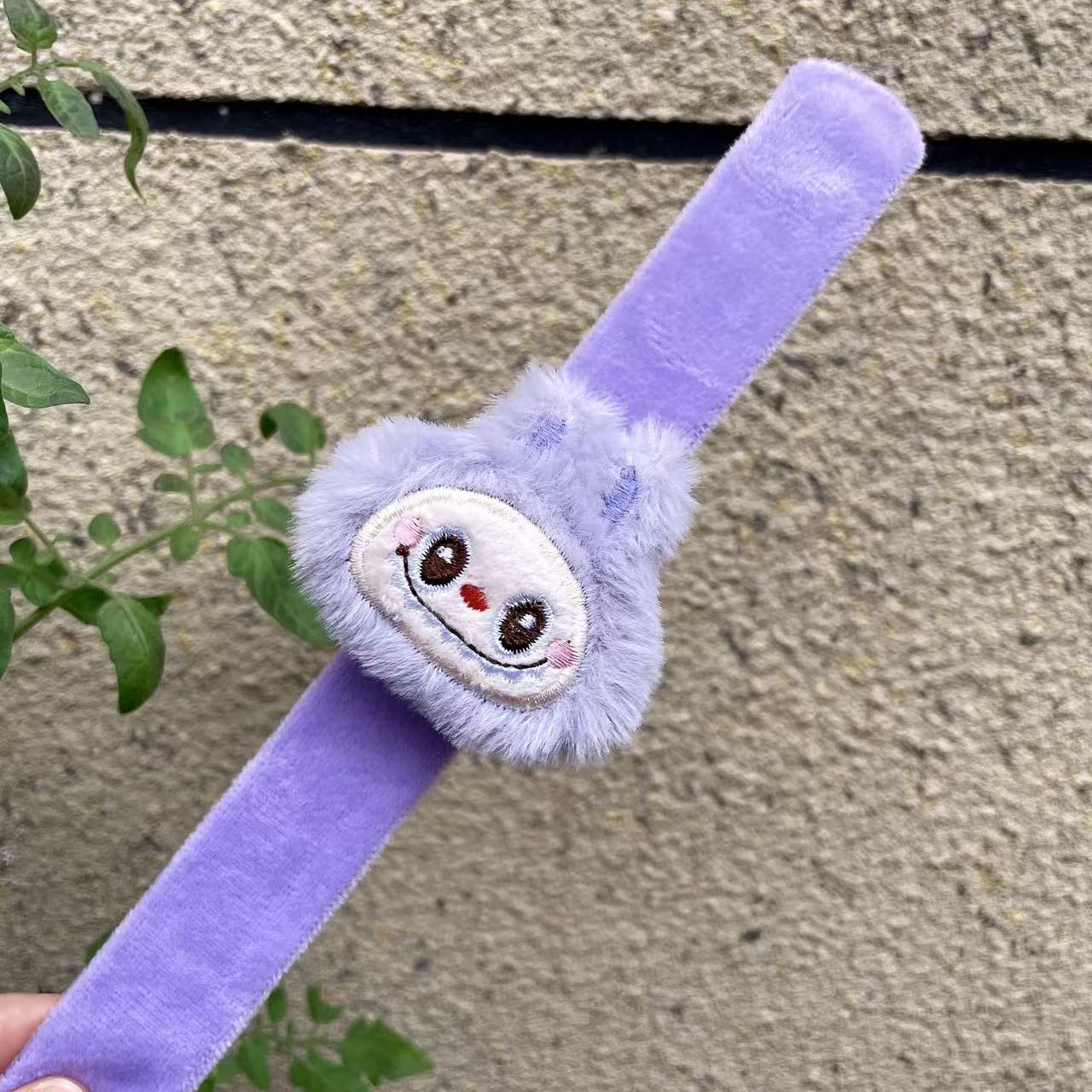 Muñeca creativa Panda raqueta anillo pulsera niños muñeca de peluche juguete bicicleta accesorios boda regalo de mano