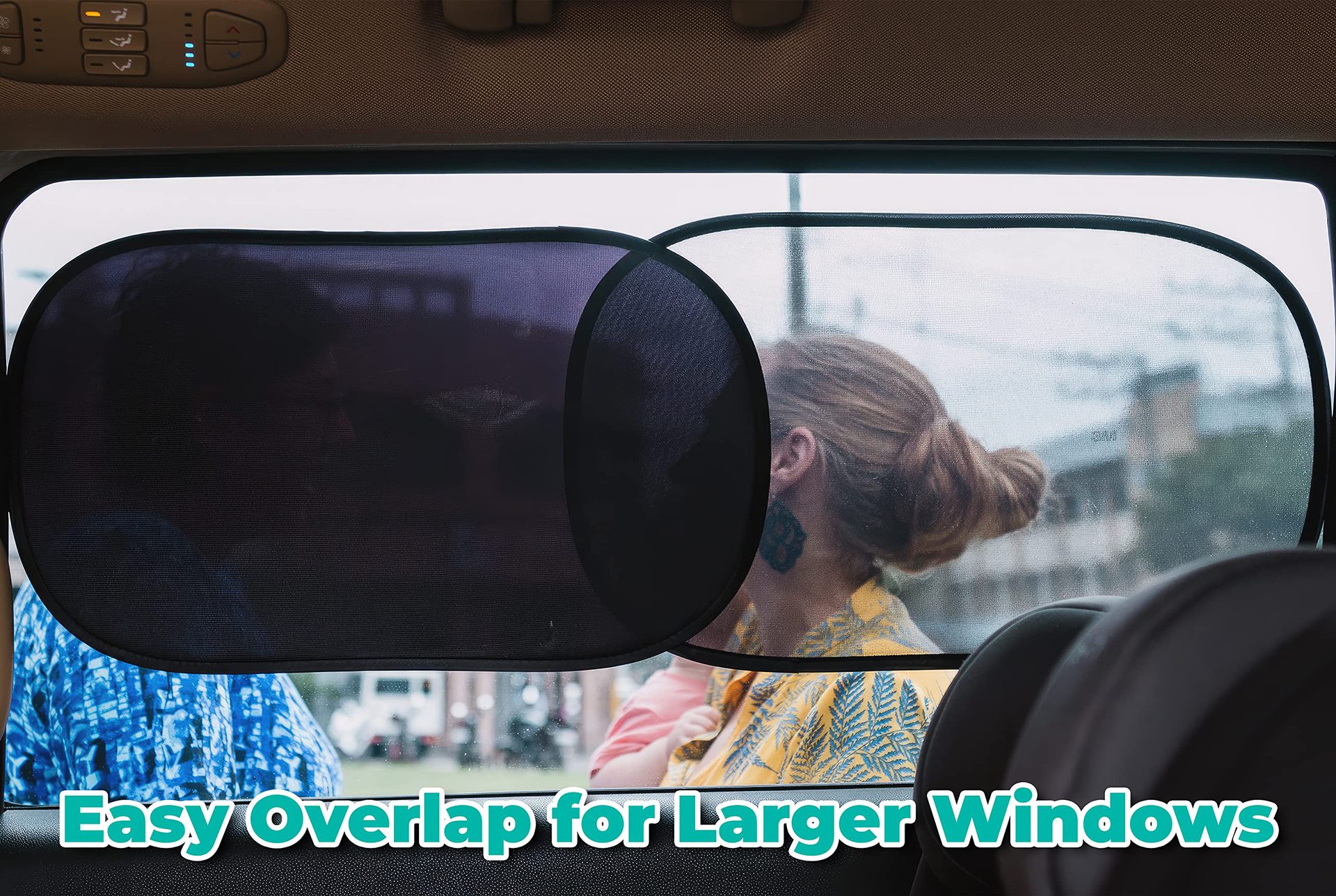 Cross-Border Automotive Supplies Pvc Mesh Electrostatic Sunshade Full Sunshade 4-Piece Sunshade Car Sunshade Front Shield