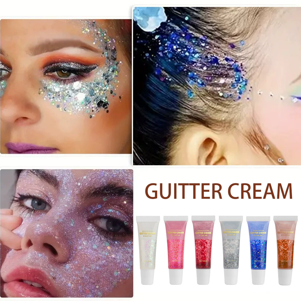 (跨境贸易) Nail sequins, гель, тени для лица и тела