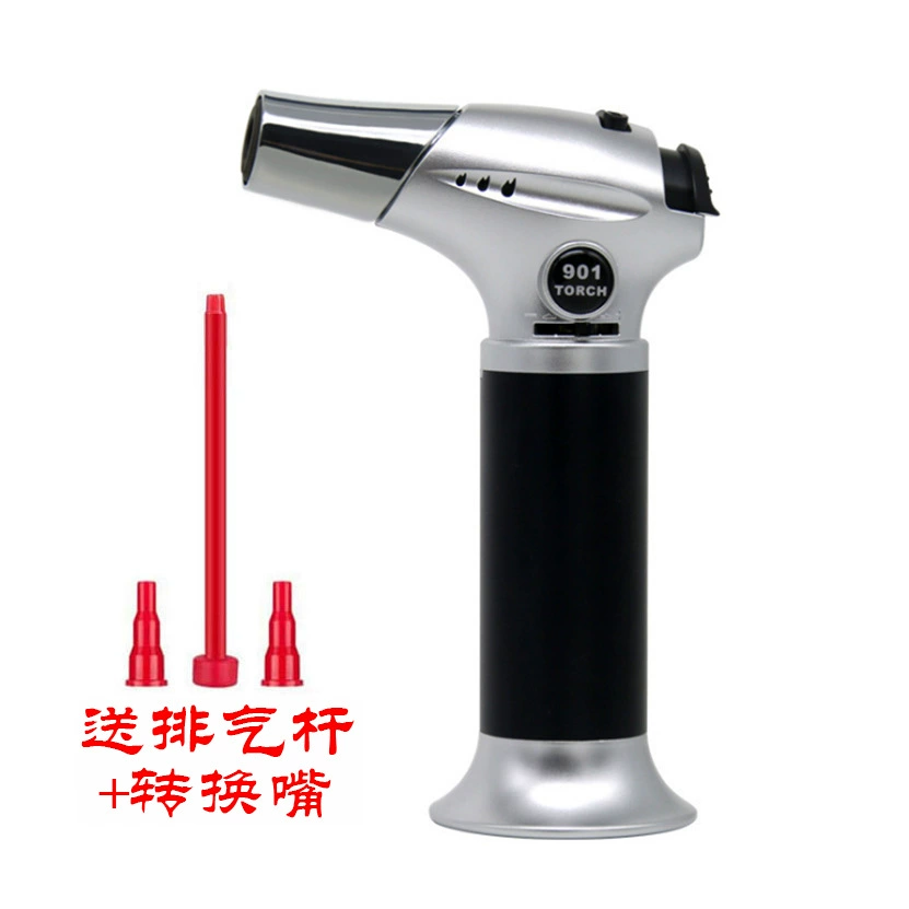Gf901 прямая зажигалка наружная точка древесного угля для барбекю безопасности высокотемпературный пистолет надувной корпус кухонный распылитель
