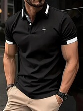 L 16480 Men's Printed Collar Polo Shirt ����ӡ��POLO��