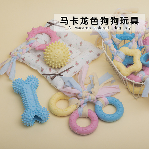 Cross-border best-selling dog toys, Teddy Bear and Bichon Frise Dog Toys, Bite-Resistant, Durable, Chewable Cotton Rope Knot Pet Supplies