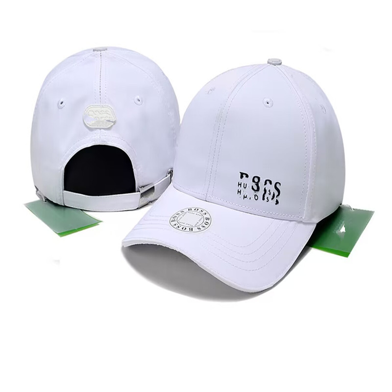 Boom de alta calidad Jefe de regalo de algodón masculino y femenino al aire libre versátil sombrero de protección solar letras en relieve gorra de lengua de pato