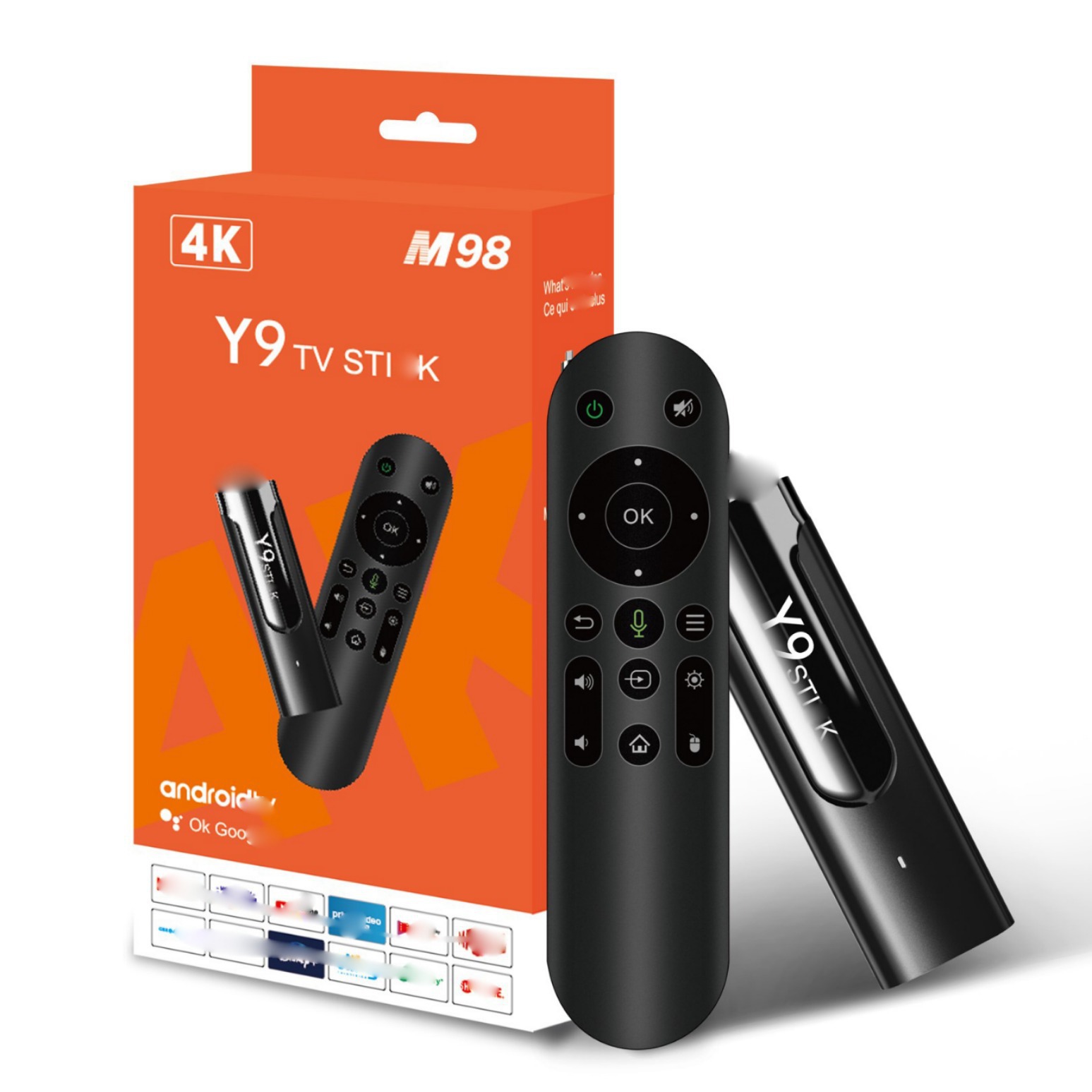 M98Y9 New Android Tv Set-Top Box Player Box Tvbox Manufacturer Cross-Border Bluetooth Home