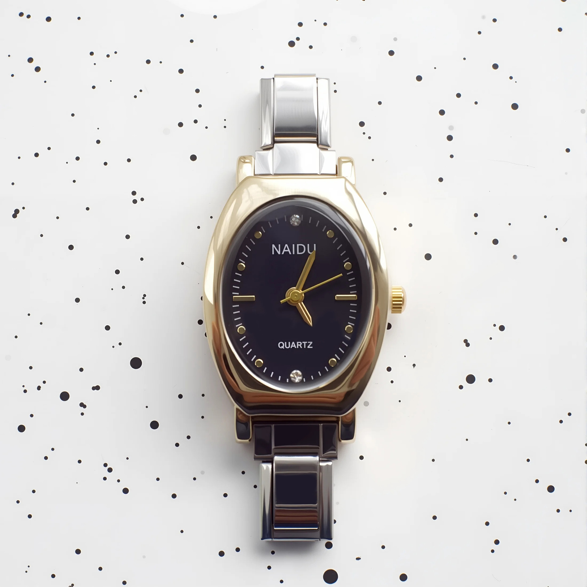 Unisex Gender Casual Classic Style Solid Color Buckle Quartz Watch