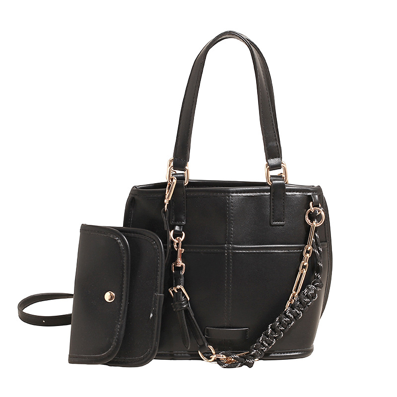 Versión coreana de la bolsa de nicho 2025 verano nuevo bolso retro contraste color bandolera moda señoras bandolera