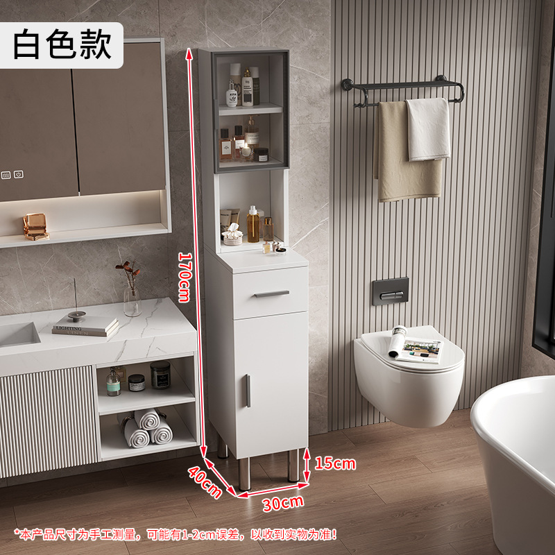 gabinete lateral de baño inodoro panal de abeja gabinete vertical de almacenamiento tipo piso gabinete lateral de almacenamiento sala de estar simple armario
