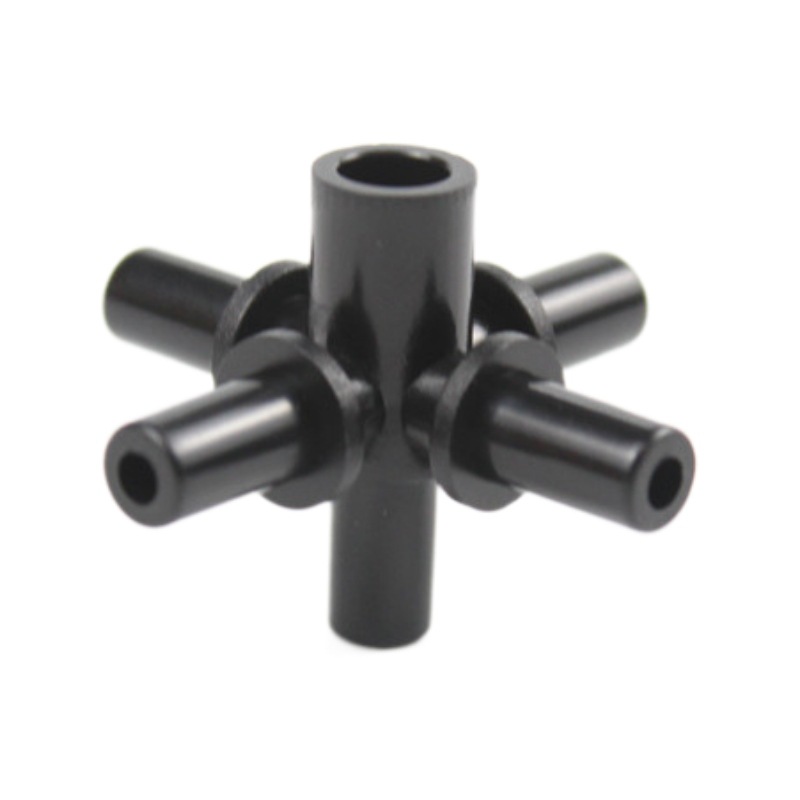 Soporte central de cinco salidas con diámetro interno de 6 mm conectable con micro-boquilla de pulverización de atomización ajustable de salida única para pulverización de enfriamiento