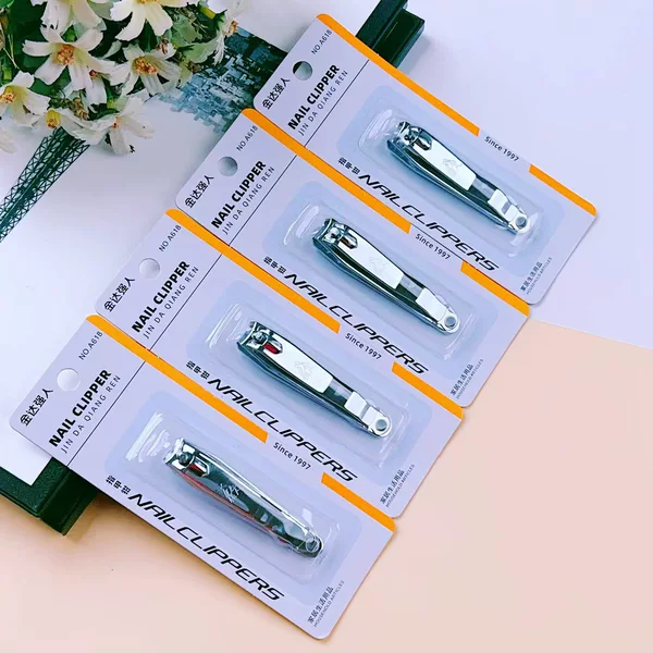 Jinda Qiangmen A618 Nail Clipper Supermarket Supply Stainless Steel Nail Clipper Independent Packaging Cheap Gift Nail Clipper