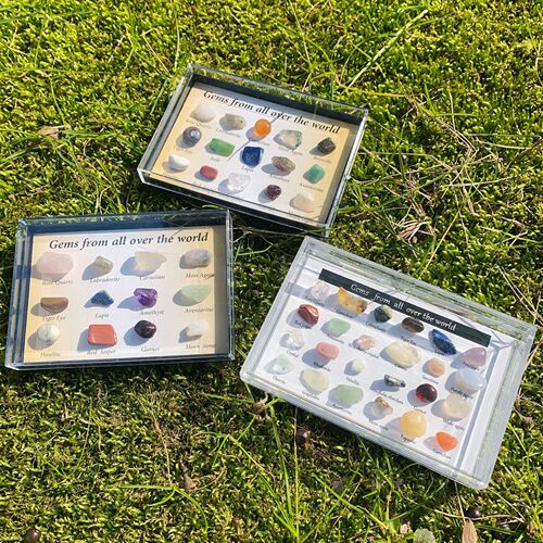 Natural Crystal Agate Gemstone Various Mineral Specimens Geological Teaching Materials