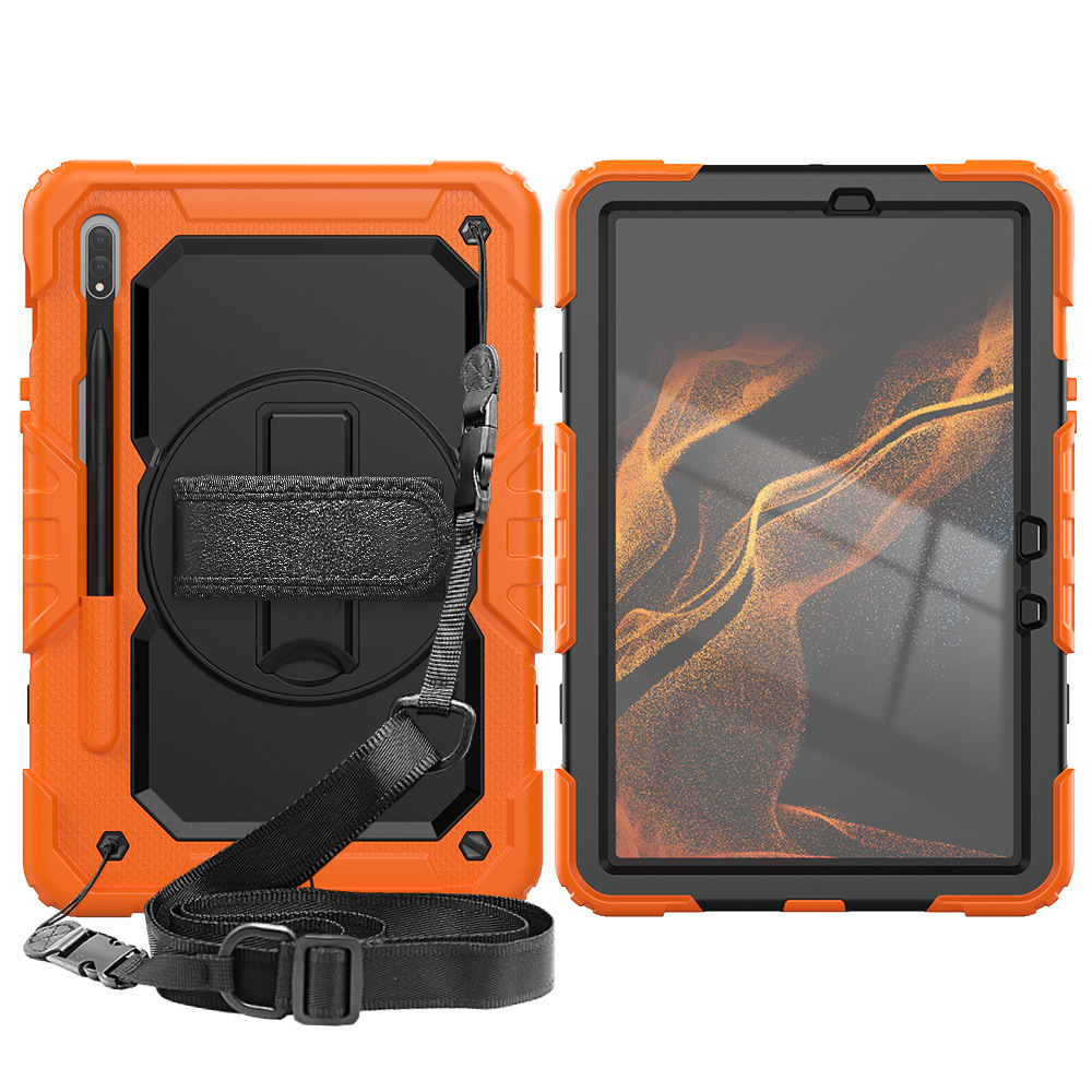 Silicone Removable Washable T870/875 Learning Machine/Ordering Education Hand Bag Tab S7 Flat Shell