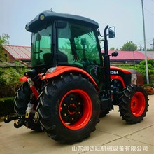 驾驶室款100/120马力轮式拖拉机四达动力大桥农业机械耕地拖拉机