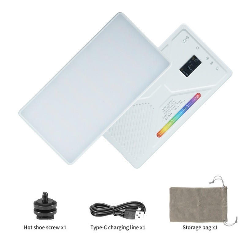 Control de APP Cámara RGB Luz de bolsillo Video en vivo Fotografía profesional Luz de iluminación Cámara a todo color Luz de relleno de teléfono móvil