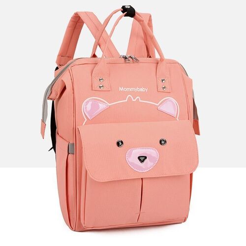 Cross-border bag mommy bag multi-functional large capacity logo double shoulder portable mother and baby mother bag school bag